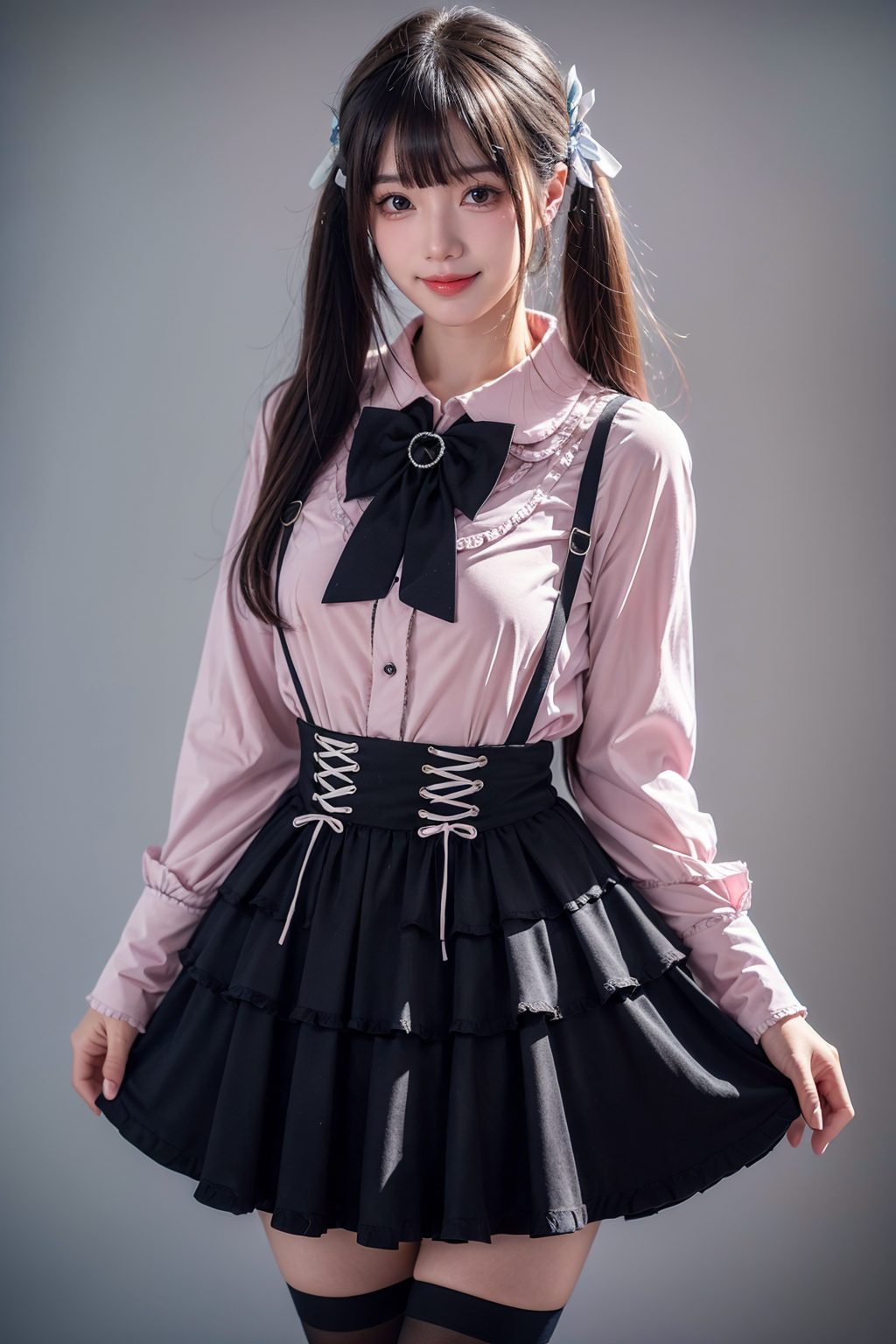 00220-2687375306-realistic,photorealistic,best quality,masterpiece,highres,8k,RAW photo,ultra-detailed,1girl,solo,smile,black hair,twintails,look.png